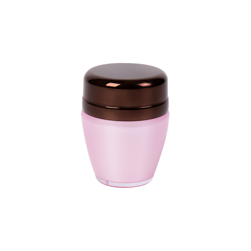 Metalltextur luftless Pumpenlotion Jar 
