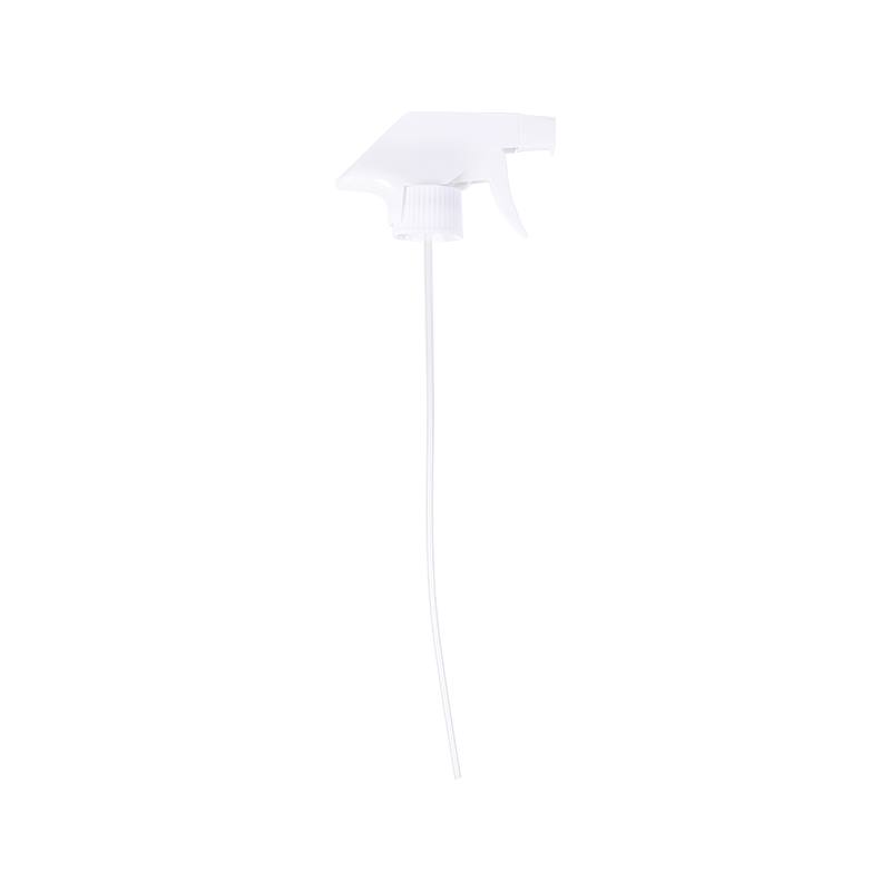 Weißer Plastik -Rippen -Rock -Triggersprühgerät 
