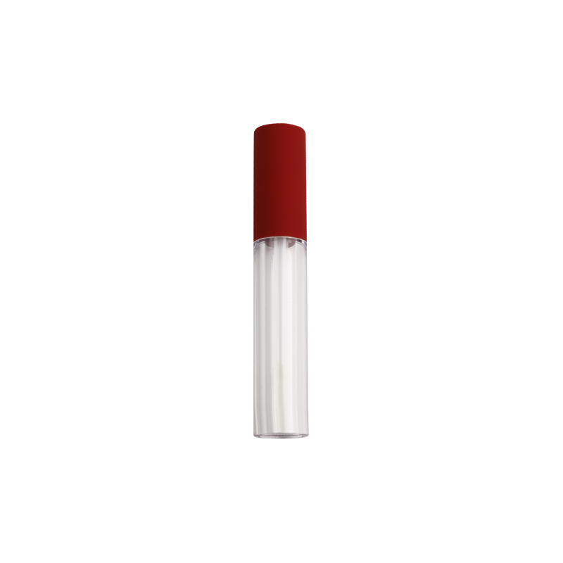 4,5 ml rote Kappenrunde transparentes Lipglossrohr