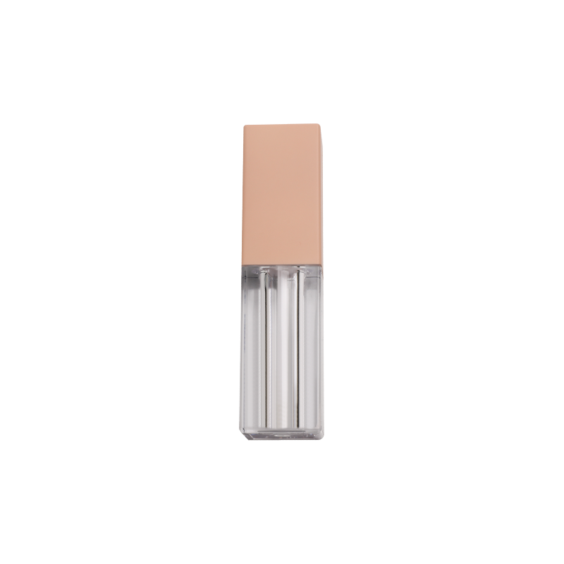 4,5 ml Haut rosa Lipgloss quadratischer Röhre