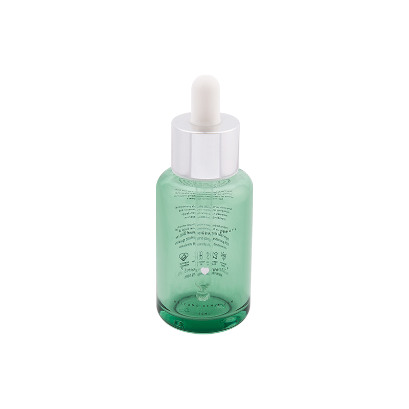 50 ml grüne Glasserum -Tropfenflasche