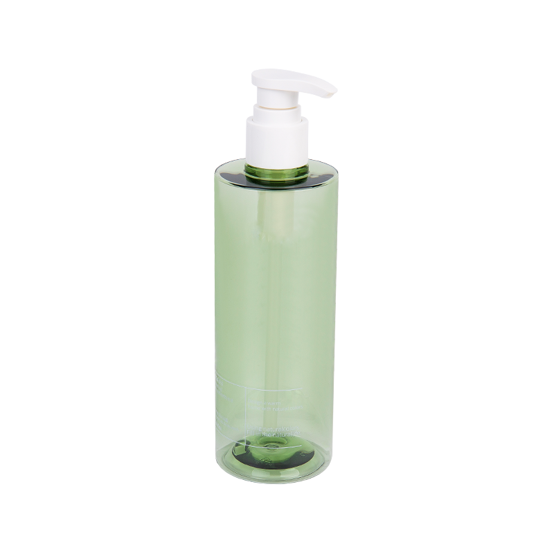 300 ml elegante schlanke grüne Petg -Pumpenflasche elegant